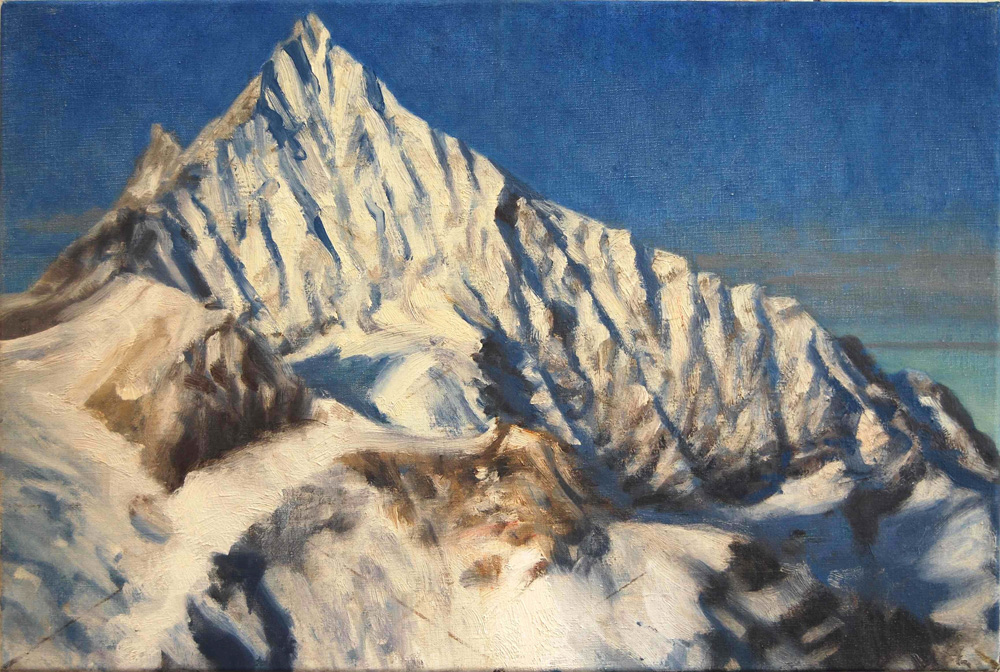 HeatonCooper's tweet photo. Opening this week, 'Among Mountains' - paintings by Julian Cooper. Covering the glittering peaks of Peru, Tibet and the Alps, these works, like their subjectmatter, are monumental in size. Come along for an enveloping and very memorable experience. #landscapepainting #oilpaint https://t.co/7Q0v4pBv1m