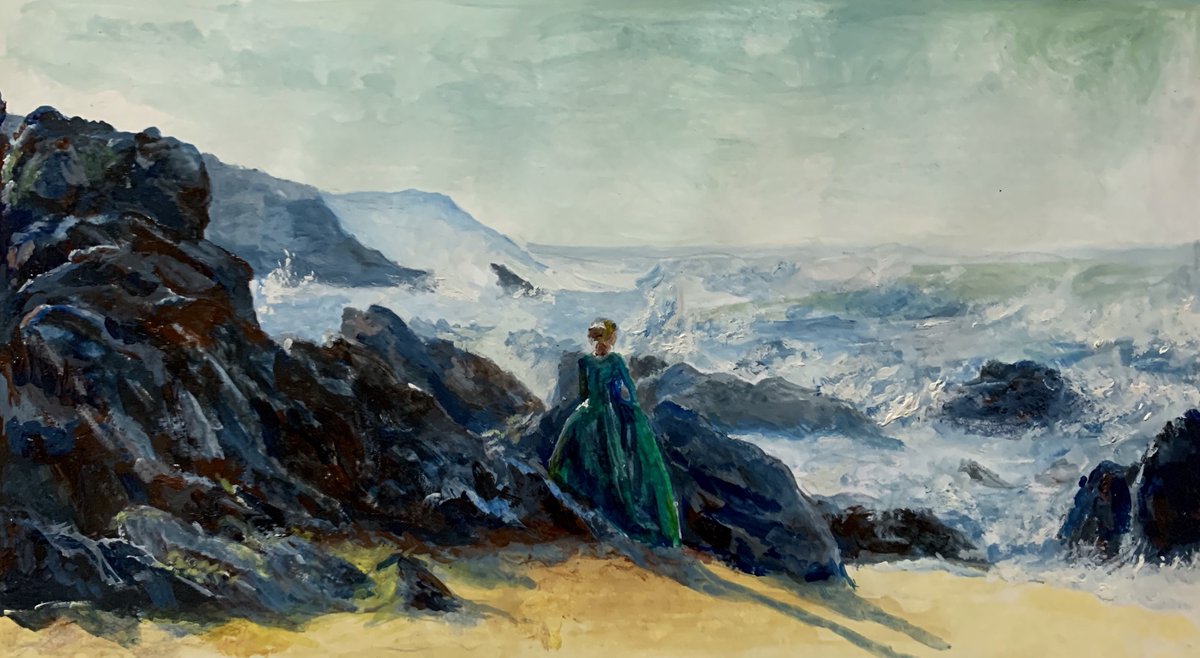 MaritimeMuseum_'s tweet photo. Have you seen Céline Sciamma’s film 'Portrait of a Lady on Fire' yet? The Brittany beach scenes reminded us of our painting by Thomas Luny depicting smuggling in the same era. See more about 18th Century smuggling in our #SeizedGallery. Art by @vmpiremoonwitch #LGBTHistory 1/2 https://t.co/iRmYL7sAfD