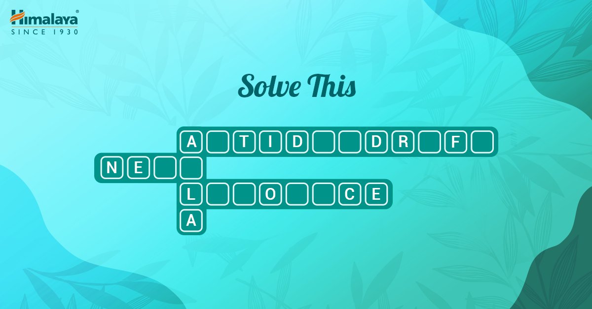 Up for a round of Sudoku? Here are the names of your favourite ingredients and products.
Go through the below hints and fill this up.
Hint 1: #AbDandruffHatao
Hint 2: A berry
Hint 3: Anti-fungal properties
Hint 4: Gentle Daily care protein shampoo
#HealthyHairKaVaada