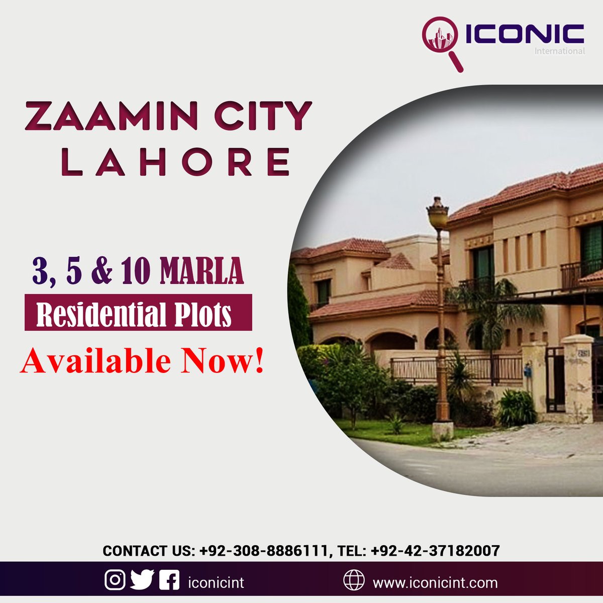 iconicinternat2's tweet photo. 3, 5, or 10 Marla Residential plots are available!
For additional details, please call us now
Pak: +923088886111
Website: https://t.co/cBQxYkPYAP

#Realtor #Realestateagent #realestate #residential #commercial #Property #agent #propertylisting #propertyforsale #Propertymanagement https://t.co/uHM8o11uyH