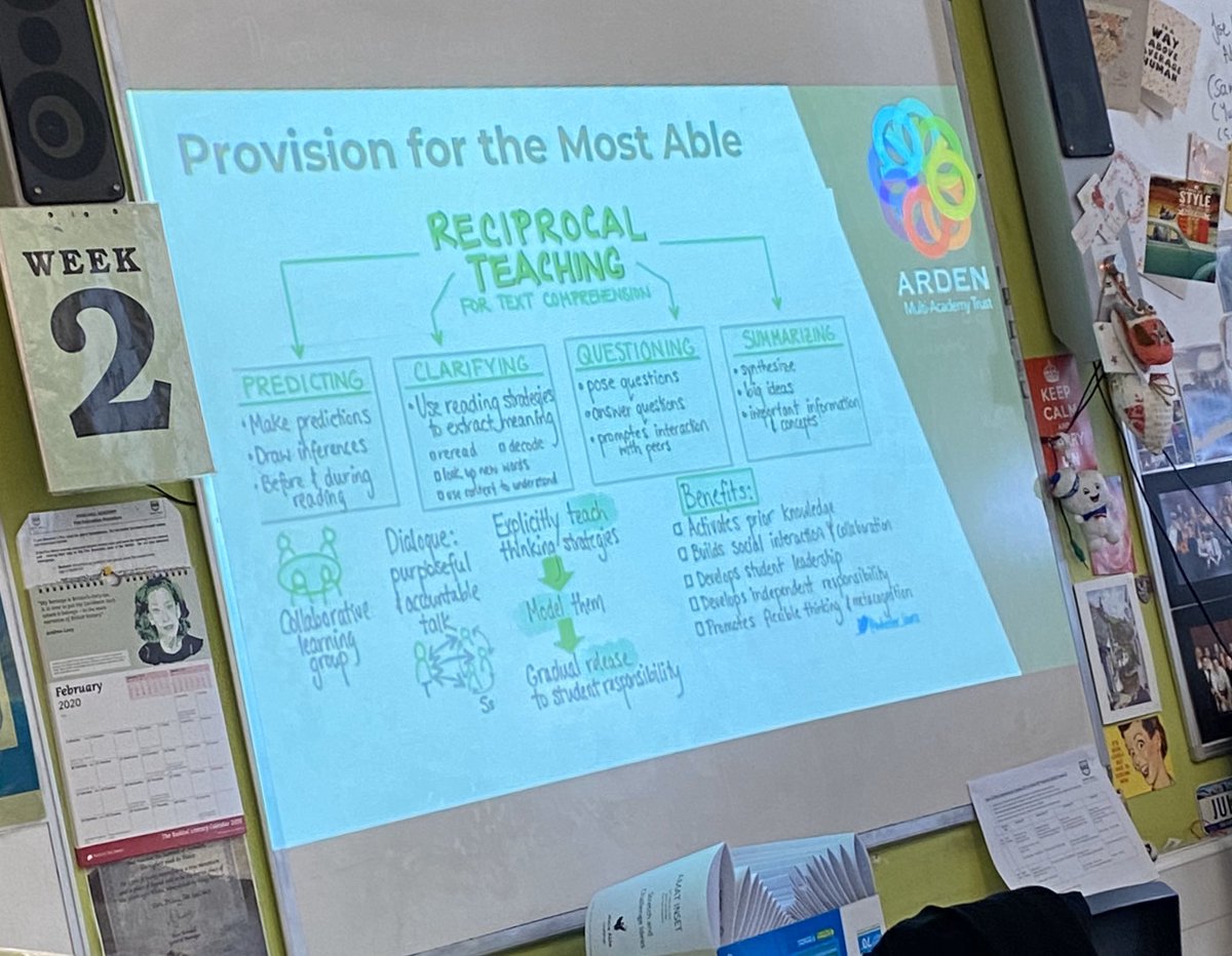 ParkHallAcademy's tweet photo. Provision for the Most Able.. how can we really stretch and challenge our more able students! #AMATInset2020 #AMATCPD https://t.co/ivmay2YWXh