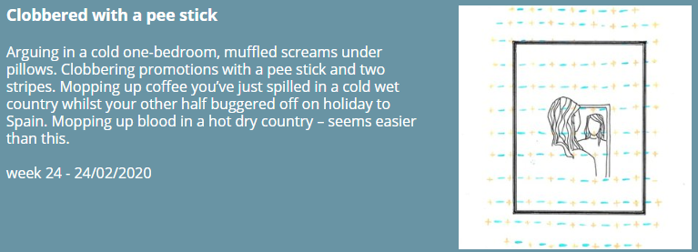 ArmstrongDini's tweet photo. Today's 52under52 flashfiction - inspired by Laurie Ashbie. Enjoy! x (As always the full version on https://t.co/47Sxlkfu2z)
#flashfiction #52under52 #peestickscankill https://t.co/JlFak4ahJ0