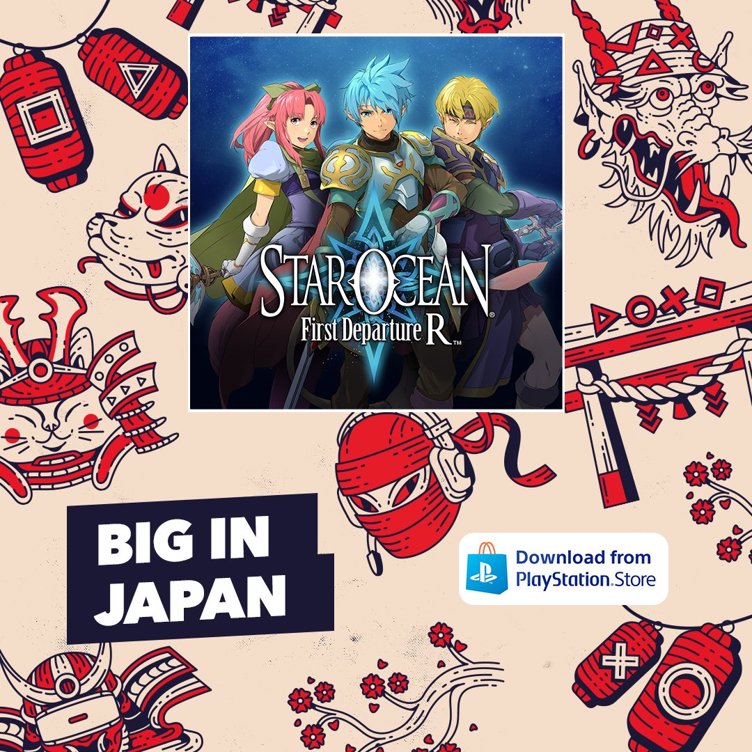 🚀 #StarOcean First Departure R has landed in @Playstation’s Big in Japan Sale, save 20% on #PS4 until 6th March! sqex.link/SOFDRPS4