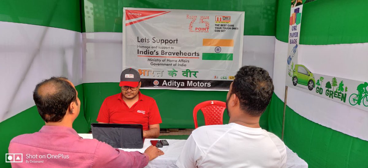 Aditya_Motors's tweet photo. Mahindra MPLUS Mega Service Camp 2020.
SUPPORT TO BHARAT KE VEER CORPUS FUND BY OUR CUSTOMERS & STAFF.
#MPLUS2020 #ADITYAMOTORS
@18002096006 https://t.co/bSF0X2AE0v