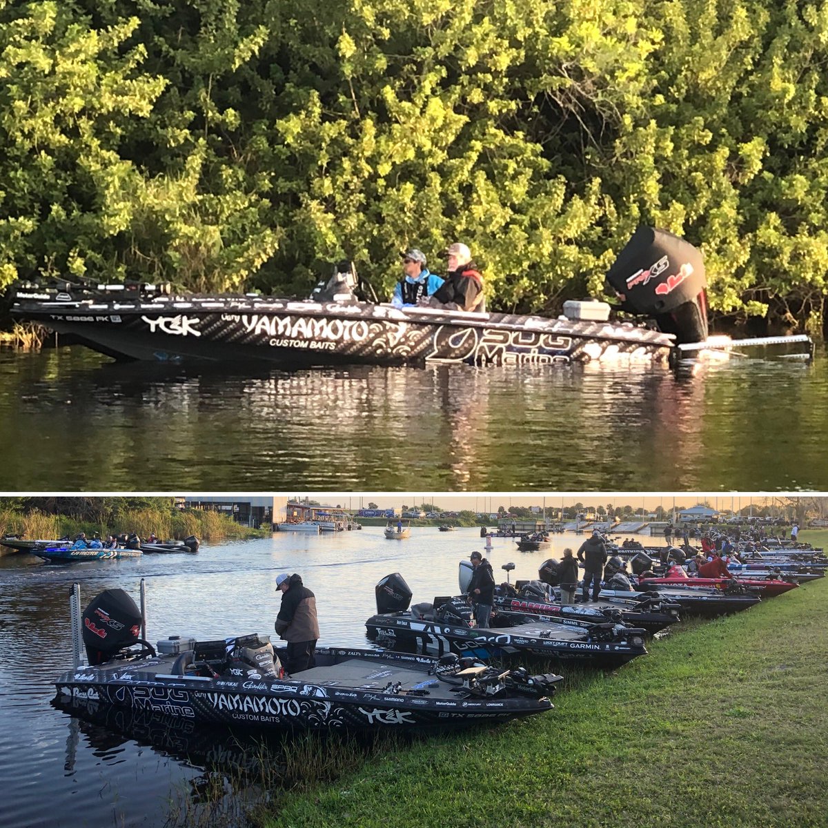 ShinFukae's tweet photo. #MLF #BassProTour Qualifying Round Group B Day 2 is about time! 予選G B-2日目まもなくスタート!行ってきます! @MajorLeagueFish #GYCB #SDG #YGK #Gamakatsu #SPRO #FA #SHIMANO #Ichiban #BassCat #Mercury #MotorGuide #Lowrance #PowerPole #THMarine #ZALTs #AFTCO #SWANS #GreenFishTackle https://t.co/rkj0Y8cmG8