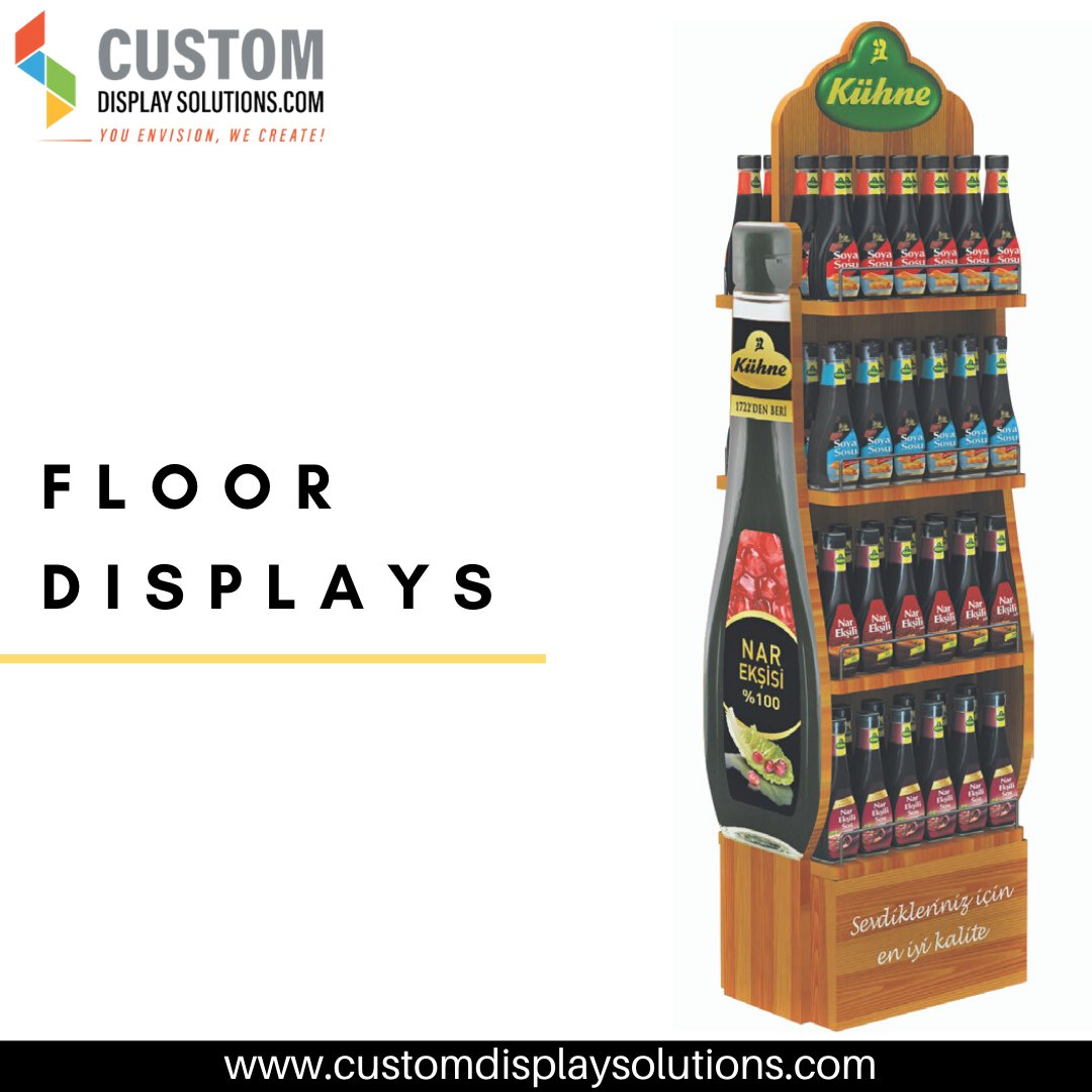 display_custom's tweet image. Choose exclusive floor displays for your retail stores and shops from #CustomDisplaySolutions.  We provide customized displays that match perfectly with your requirements.  Visit bit.ly/2wFR6BL to see more exciting designs.
#FloorDisplays #RetailDisplays #BrandBuilding