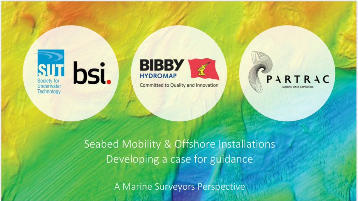 Simon Baldwin, our Business Development Manager will be working with a diverse group of seabed users today at the British Standards Institute in London, working towards defining a set of industry guidelines and guidance with respect to #seabed mobility.