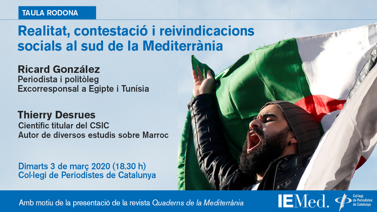 Un año del #Hirak y años de los movimientos sociales en el Mediterráneo