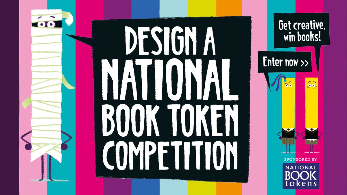 book_tokens's tweet photo. Our @WorldBookDayUK Design a National Book Token competition is back! One lucky winner’s design will be made into a real-life National Book Tokens gift card and sold bookshops nationwide in time for Christmas.

How to enter: https://t.co/2Z59ALM6VS #WorldBookDay #ShareAStory https://t.co/hOVbnnD7rA