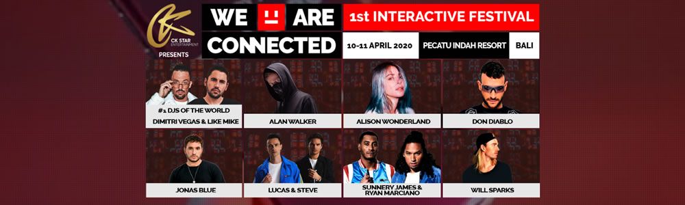 #ICMAGAZINE We Are Connected Festival - Second Phase Lineup Announcement! > ic.gg/article/4113 <a href="/dimitrivegas/">Dimitri Vegas</a>