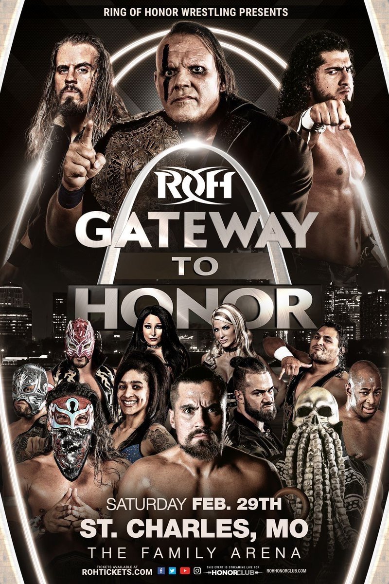 ringofhonor's tweet photo. ROH is heading to Nashville, TN this Friday and St. Charles, MO this Saturday!

With a deep and talented roster featuring champions at the top of their game, bonafide superstars and buzzworthy rising stars, ROH is a must-see-live experience!

Join us!

🎟https://t.co/D9ROLjwVIM https://t.co/MNc48Vw9ET