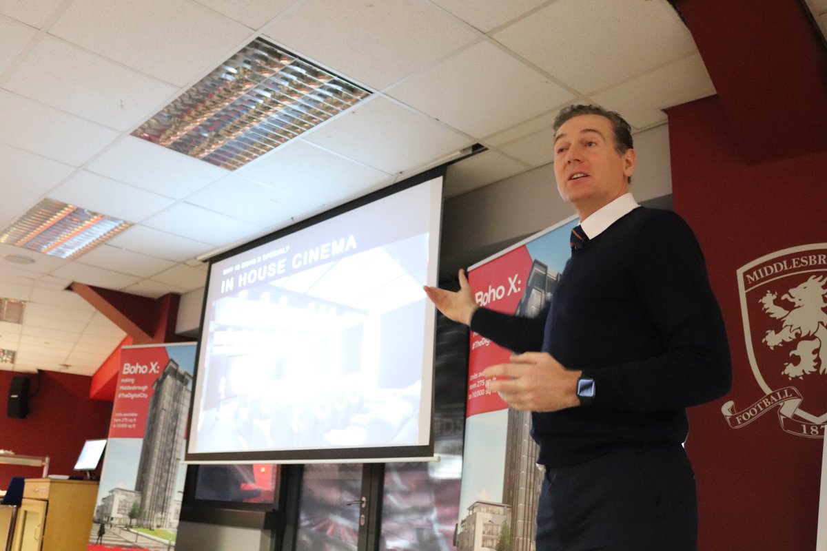 PublicitySeeker's tweet photo. Great event this morning at the Riverside Stadium for all the latest updates on #BohoX. It's fantastic to see businesses already getting involved and to be a part of it.

Well done @Tees_Issues, @investmbro, @BenHouchen.  

#TheDigitalCity #TalkingupTeesside #Digital https://t.co/3Vf6bdqyxt