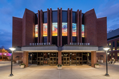 penn_state's tweet photo. Eisenhower Auditorium will be closed to performances and other events from June-November to undergo facility improvements. It is set to resume normal operations in December 2020. https://t.co/KRDLrtNPim https://t.co/dJo9YrViLt