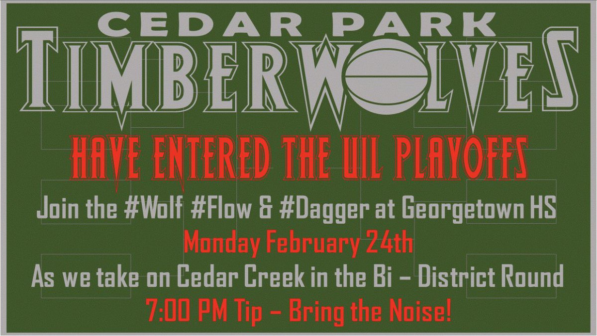 Who's ready for some playoff basketball? Let's pack the stands @ Georgetown HS tonight 7 PM!!! <a href="/CPHS_Basketball/">Cedar Park HS Boys Basketball</a> <a href="/gym_picker/">B L A K E    B R O W N</a>
🏀🏀🏀🏀🏀🏀🏀🏀🏀🏀🏀🏀🏀🏀