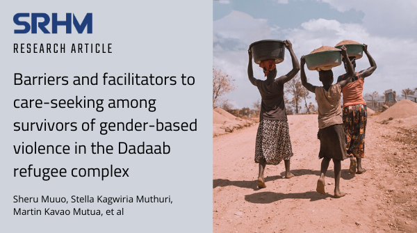 New paper online: Barriers and facilitators to care-seeking among survivors of gender-based violence in the Dadaab refugee complex. 

Full paper online and #openaccess: bit.ly/37SAK5U

<a href="/aphrc/">APHRC</a> <a href="/LSHTM/">London School of Hygiene & Tropical Medicine</a> <a href="/UNFPAKen/">UNFPA in Kenya</a> <a href="/IAWG_RH/">Inter-Agency Working Group, #ReproHealth in Crises</a> @TheSVRI <a href="/SheDecidesKenya/">She Decides KENYA</a>  #GBV  #evidencematters