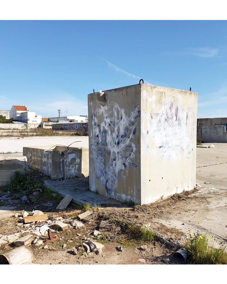 odeith's tweet photo. After / Before . This painting took a day to do. sometimes it's  cool to make these pieces in one day and even if it is not hyper realistic it is always fun to transform these abandoned cement blocks into a temporary piece of art. #odeith #montanacans 
https://t.co/Xho9CZM1Z3 https://t.co/H1f0MpOK2r