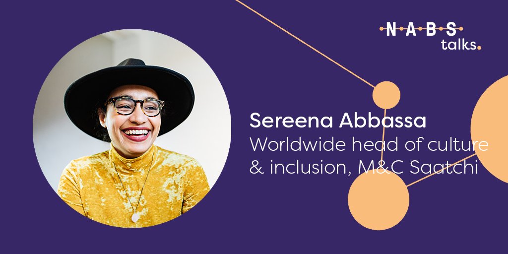 NABS_UK's tweet photo. "We are not moving/changing fast enough. The demographic make-up of the UK is changing and we must mirror that change. If not, we as an industry will be rendered obsolete." @sereenaabbassi @MCSaatchiLondon #NABSTalks #ShapeOf2020 #Diversity #Inclusion https://t.co/LWpOu6O17F
