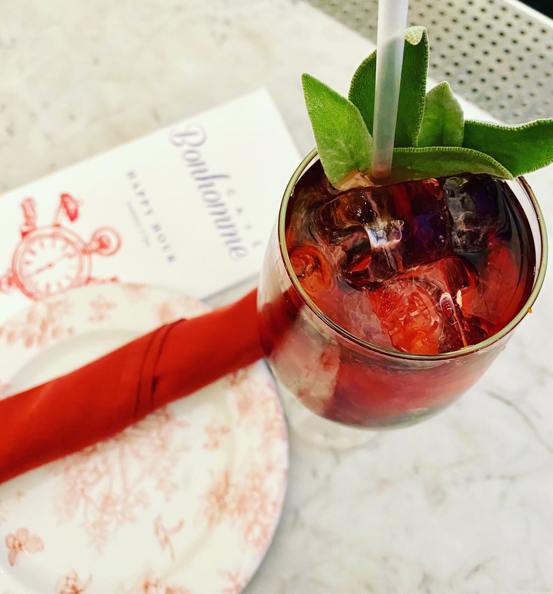 Rubies are red, emeralds are green, our Spanish-Style GinTonics, are the best you’ve ever seen... Here’s the Ruby || gin, ruby port, sage, blackberries, &amp; tonic.