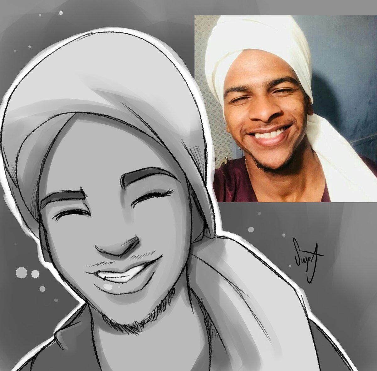 Suopa7's tweet photo. Heya ! New portrait for Apepoz 🧙‍♂️
⁠
#cloth #indianportrait #drawing #draw #illustration #dessin #doodle #drawingportrait #caricature #animeart #animesketch #sketch #portrait #manga #cartoon #cartoonist #portrait #disney #disneyportrait #dessin #mangaportrait  #dibujo #pencil https://t.co/kEp2RlSGc5