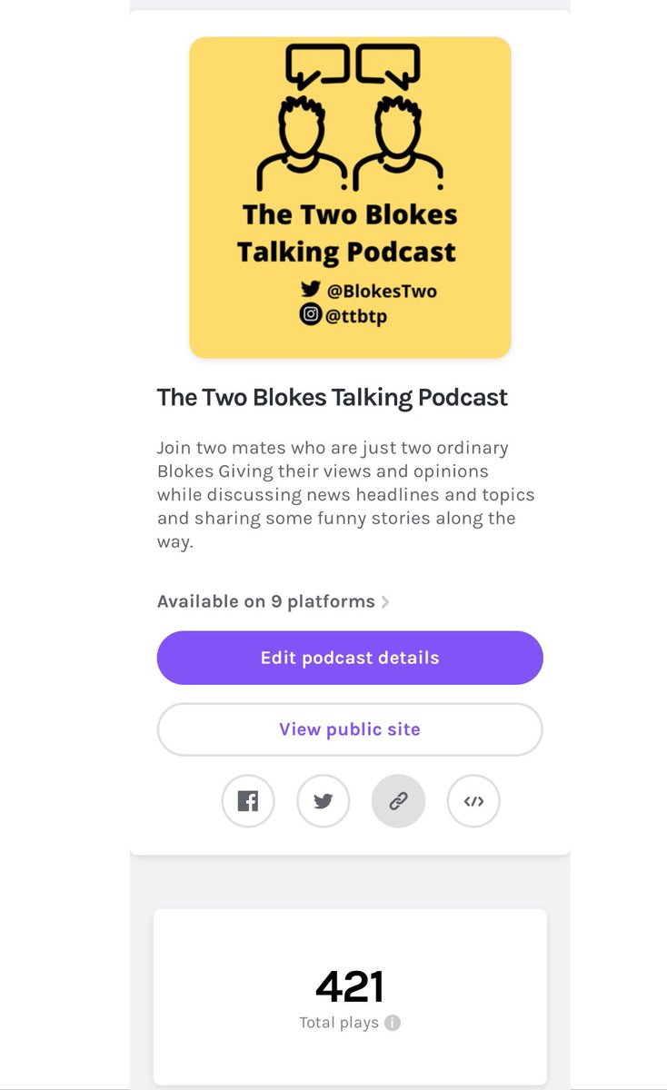 Two Blokes Talking Podcast tweet media