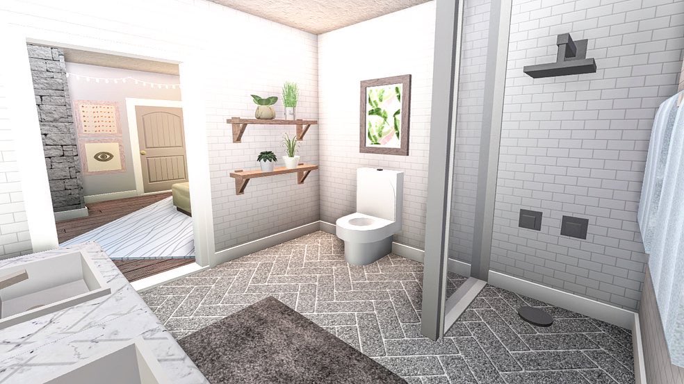 Bloxburg Bathroom Ideas Aesthetic