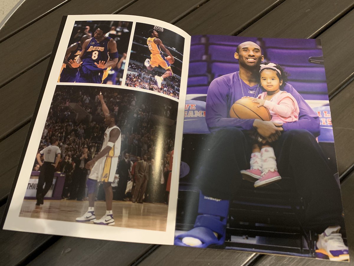 They only printed 20,000 copies of the program for today’s Kobe & Gigi memorial for those in attendance at Staples Center so here’s a thread of what it looks like for those unable to attend.