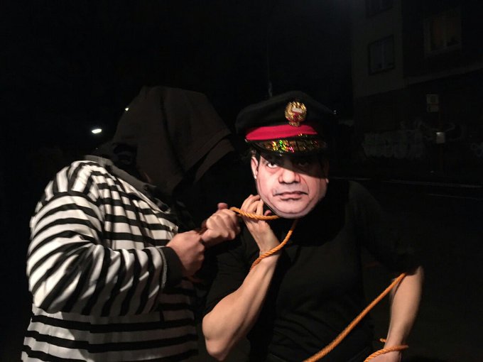 People will #hang #Al_Sisi one day and #justice will be applied on all the #corrupt and the spies in<a href="/tag/hang"class="tags">#hang</a><a href="/tag/al_sisi"class="tags">#Al_Sisi</a><a href="/tag/justice"class="tags">#justice</a><a href="/tag/neveragain"class="tags"><span>#neveragain</span></a><a href="/tag/egypt"class="tags"><span>#egypt</span></a><a href="/tag/corrupt"class="tags"><span>#corrupt</span></a><a href="/tag/downwithmilitary"class="tags"><span>#downwithmilitary</span></a>