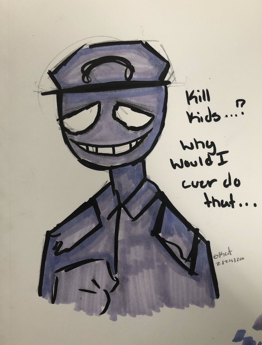 SpoopyKat1's tweet photo. #purpleguy #fnaf #Fnafar #fnafart #traditonalart #purple #death #copics 

🟣purple guy🟣 https://t.co/cdSEIEaYfi