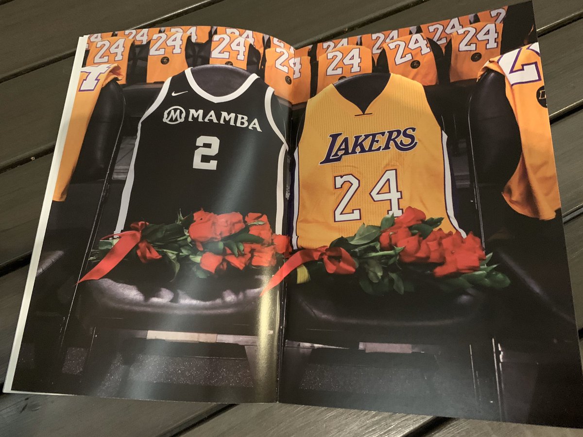 They only printed 20,000 copies of the program for today’s Kobe & Gigi memorial for those in attendance at Staples Center so here’s a thread of what it looks like for those unable to attend.