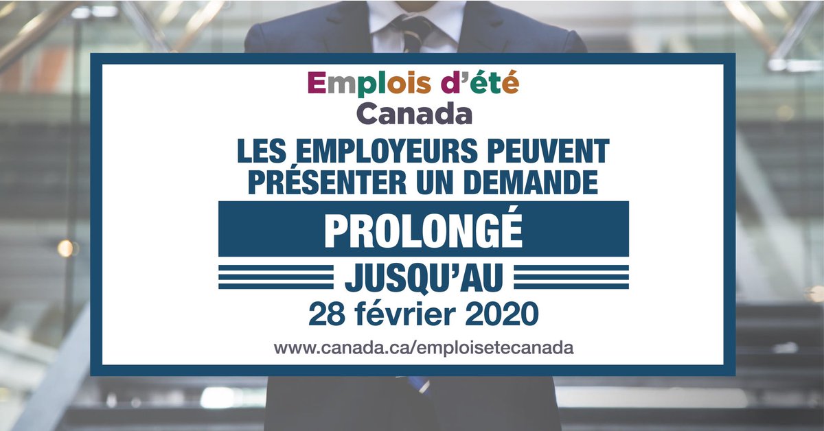 mflalonde's tweet photo. #ORLÉANS : The deadline for #CanadaSummerJobs Program (CSJ) application has been extended to February 28, 2020! Échéancier prolongé au 28 février pour les demandes de financement de le cadre du programme #Emploisd’été du Canada(EÉC)#cdnpoli https://t.co/oT7yngeSc3