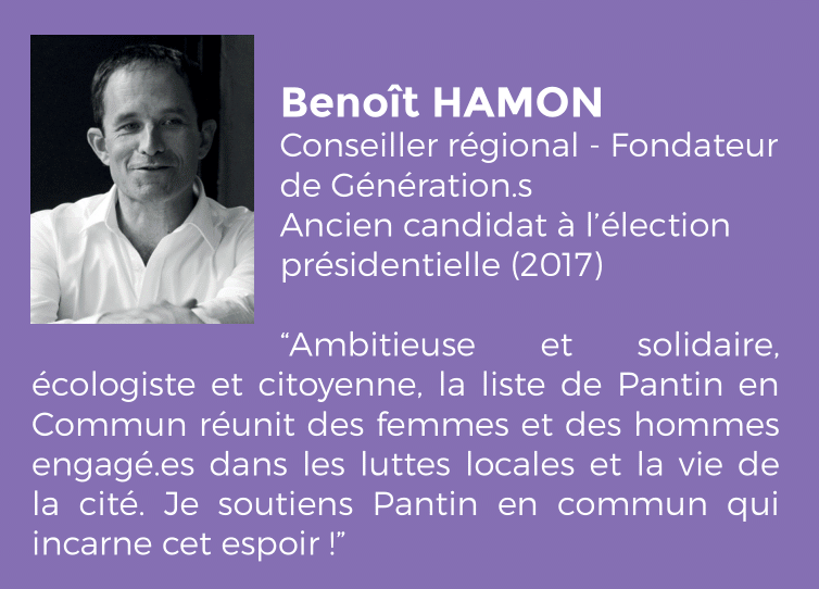 ElusLFIPantin's tweet photo. Merci à @benoithamon pour son soutien à la liste @Pantin_commun ! #Pantin https://t.co/5VoKV2WgqY