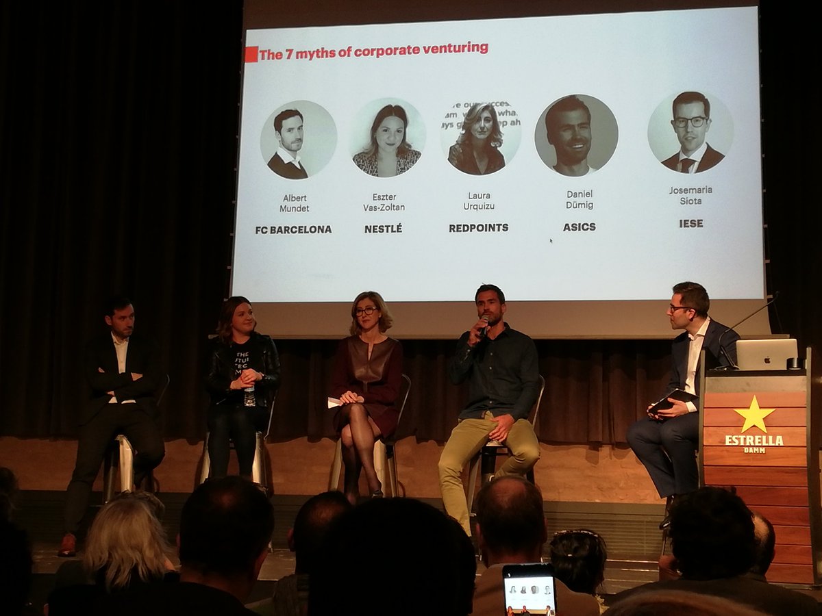Interesting panel about #CorporateVenturing at the first #CISUMMIT at <a href="/EstrellaDammEs/">Estrella Damm Es</a> with <a href="/josemariasiota/">Josemaria Siota</a> <a href="/Lurquizu/">Laura Urquizu Barasoain</a> <a href="/AlbertMundet/">Albert Mundet</a> <a href="/accio_cat/">ACCIÓ</a> @StartupGrindBCN #openinnovation