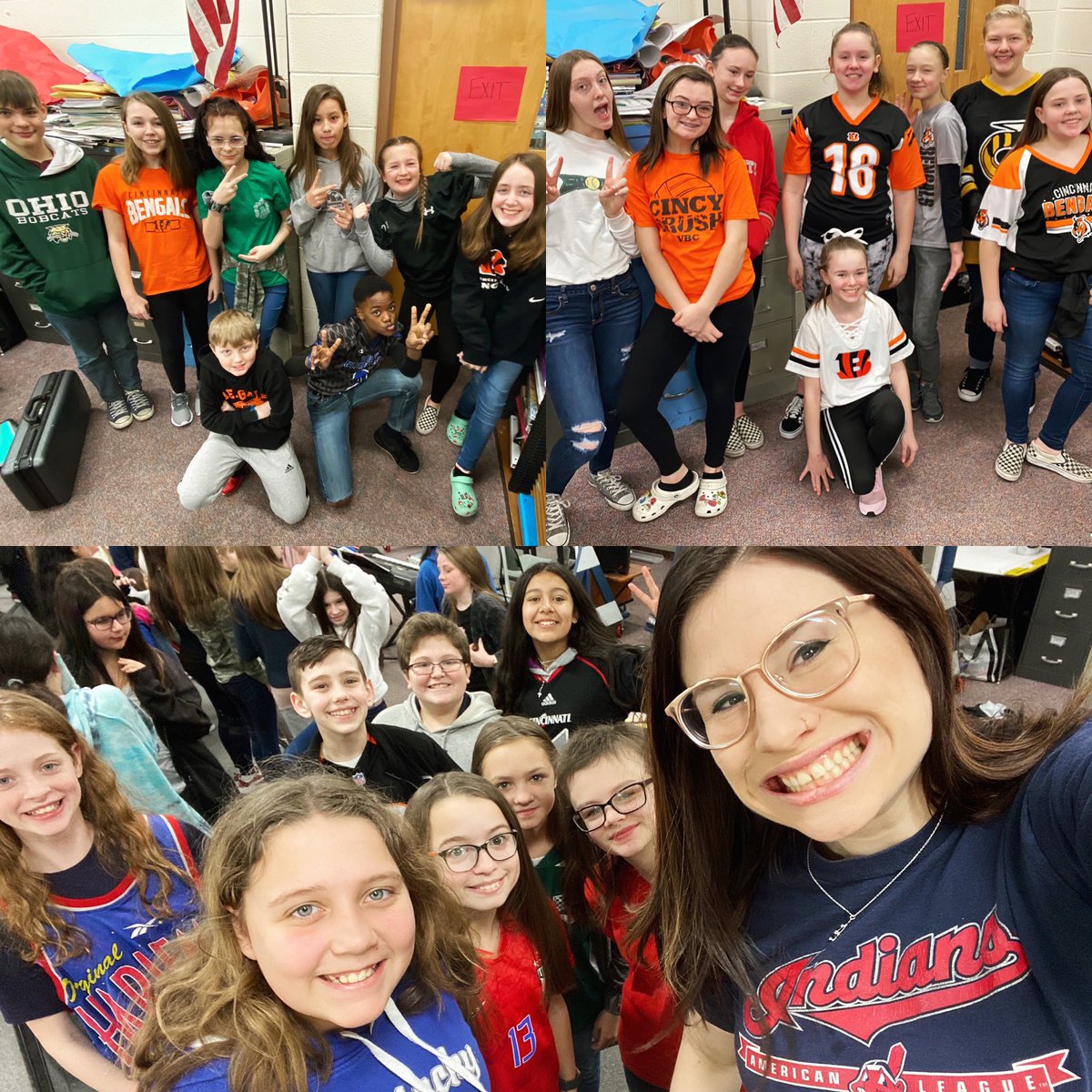WCMSChoir's tweet photo. 6th Grade Choir’s got spirit! #LoveWC #Teamwork #SportsDay #WCmiddle #wcconnects @westcler @wcpawsms https://t.co/tnGG2N00wg