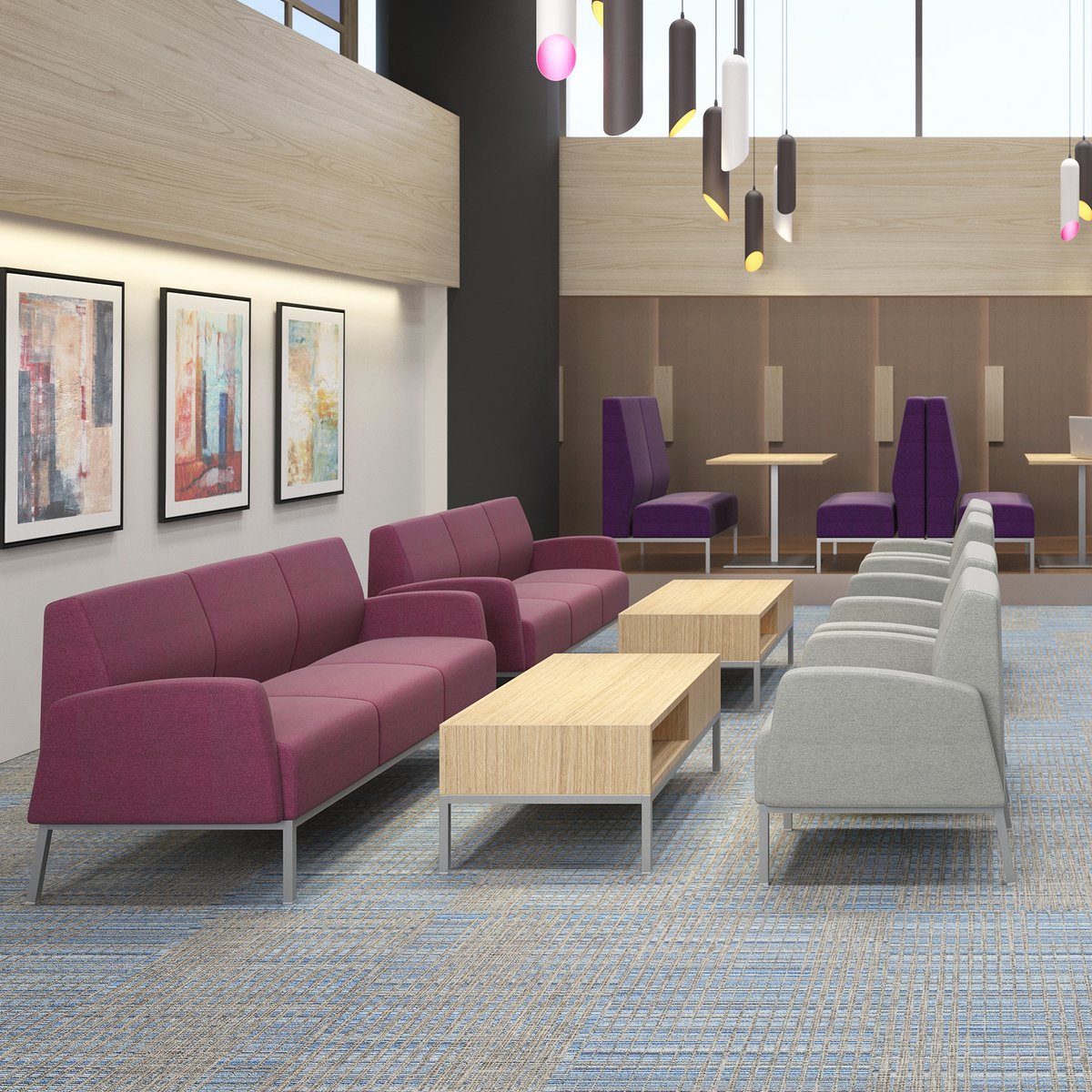 SpecFurniture's tweet photo. Create multiple-use breakout areas by combining products in the Tailor Collection. With freestanding, modular, booth, and bench options, it's easy to #Tailor your space.

#SpecFurniture #CollaborativeSeating #CollaborativeOffice #Coworking #OfficeInterior #HealthcareFurniture https://t.co/44m83FP7HR