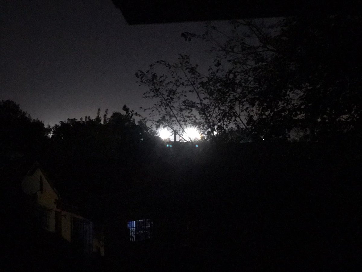 AlbertonZA's tweet photo. @City_Ekurhuleni @ALBRecord Power still off in Verwoerdpark x4 but parts of Verwoerdpark on including Rugby Club flood lights. Rest of Verwoerdpark houses cant be switched on as existing power drawing too much. Need answers. https://t.co/mcTMAaJcwu