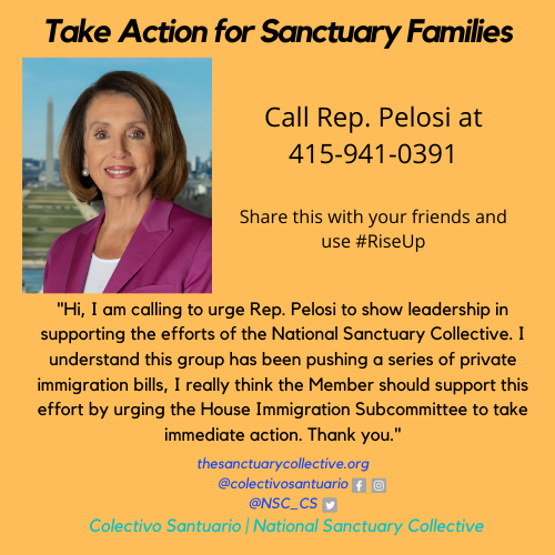 NSC_CS's tweet photo. Call @RepJayapal @RepZoeLofgren @RepJerryNadler & @SpeakerPelosi to support sanctuary families today! Share widely. #RiseUp #LetEdithStay #FourYearsTooLong #CarmelaLibre #AlexBelongsHere #RiseUp #ColectivoSantuario #FamiliesBelongTogether @ifcla @NSMPhilly @SanctuaryAustin https://t.co/RDRQclGhcU