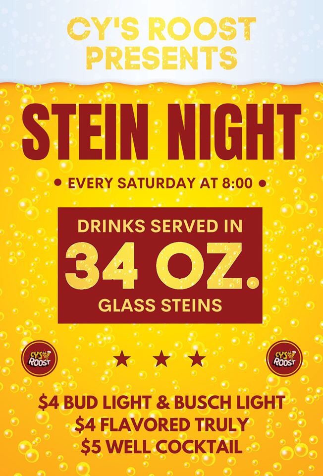 cysroostames1's tweet photo. 🚨Bottle Service Giveaway🚨

Retweet for a chance to win BOTTLE SERVICE for this Saturday!
Must be following to win. Winner will be chosen tomorrow at 7 p.m.

#CYsRoost #CYsMatters https://t.co/eN463rCaeM