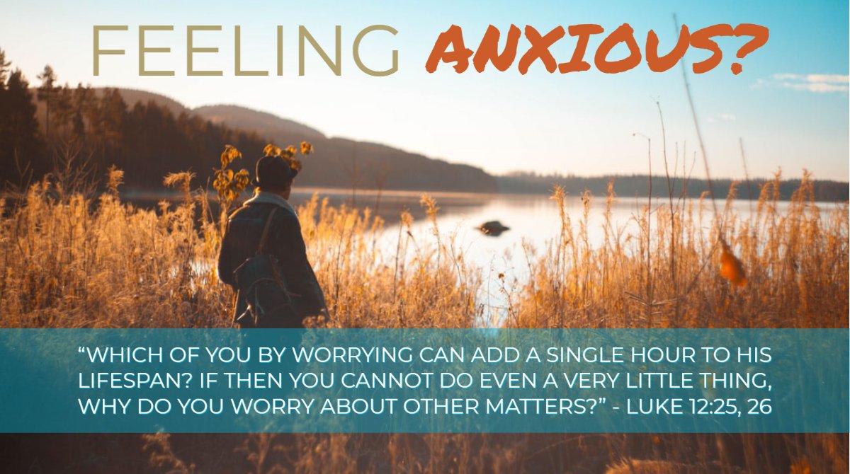 Jesus101Tv's tweet photo. Do you struggle with anxiety? We can’t achieve much by worrying. Anxiety is an obstacle that prevents efficiency and peace. God knows everything we need and He is able to provide for us! Let us rest in His loving care! #elizabethtalbot #jesus101 https://t.co/WCCj5yCDxF