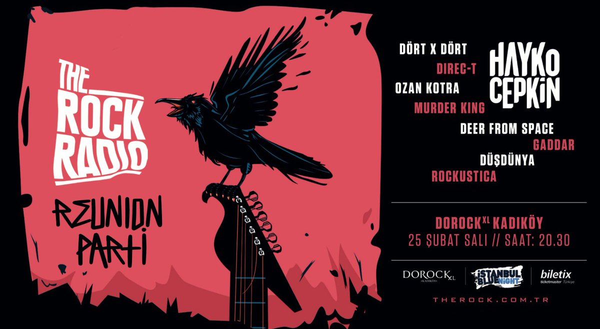 24 saatten daha az bir süre kaldı! Biletlerinizi yarın öğlen saatlerine kadar aşağıdaki linkten, sonrasında <a href="/dorockxl/">DorockXL</a> kapısından edinebilirsiniz. 🤘🤘🤘🤘Son rtleri alalım🤘🤘🤘🤘
biletix.com/etkinlik/ZWL27…