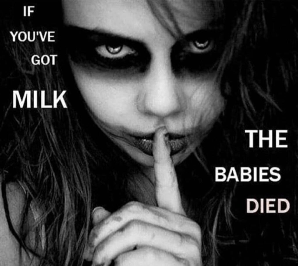 The dirty secret the Dairy Fharmers DONT want you to know 

#Februdairy #vegav #EndSpeciesism #februdairy2020  #Ditchdairy #milk #cheese #DairyisScary  #dairyfee #GoVegan #MondayVibes #AnimalAbuse #AnimalRights #rape #murder #bloodmilk