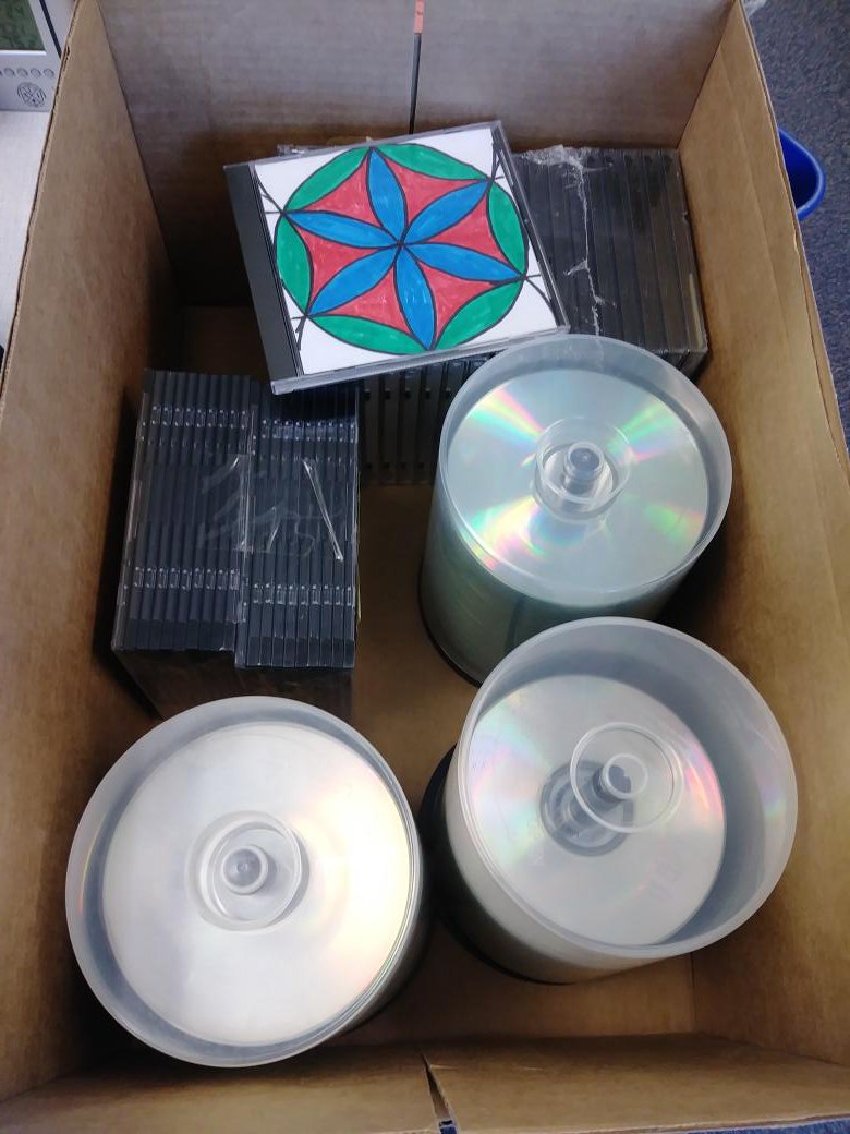 shskaercher's tweet photo. Our IT Department is the best! I asked for some CDs to make some Disc-O-Math tools, and they hooked me up! #letsdothis #mathmaker https://t.co/1YndFA7eNl