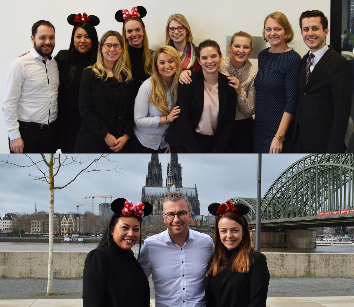 KFPfivestar's tweet photo. Alaaf, Helau &amp; Ahoi! Unsere jecken Ladies aus dem Sales der Region West haben Berliner an unsere Kunden verteilt! #YouImagineWeRealize #kfp #psav #Karneval 
@hyattregency (Köln/Düsseldorf)
@CityKoln (Köln)
@HiltonHotels (Köln)
@pullmanhotels (Köln)
@Lindner_Hotels (Düsseldorf) https://t.co/OhpB3iJdo5