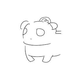 うろ覚えで描いた下書きのパンダカーです 没でした 