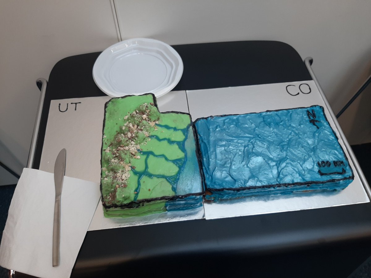 sineadlyster's tweet photo. One of the most stressful aspects of doing a PhD which no one talks about... having to BAKE it. 12 hours, 13 cakes, many failed cakes, one burn, one accidental scrambled egg, one bottle of wine (each), food colouring stains, icing sugar everywhere. @JShadrick6 and I survived 💪💪 https://t.co/73k278LeJn