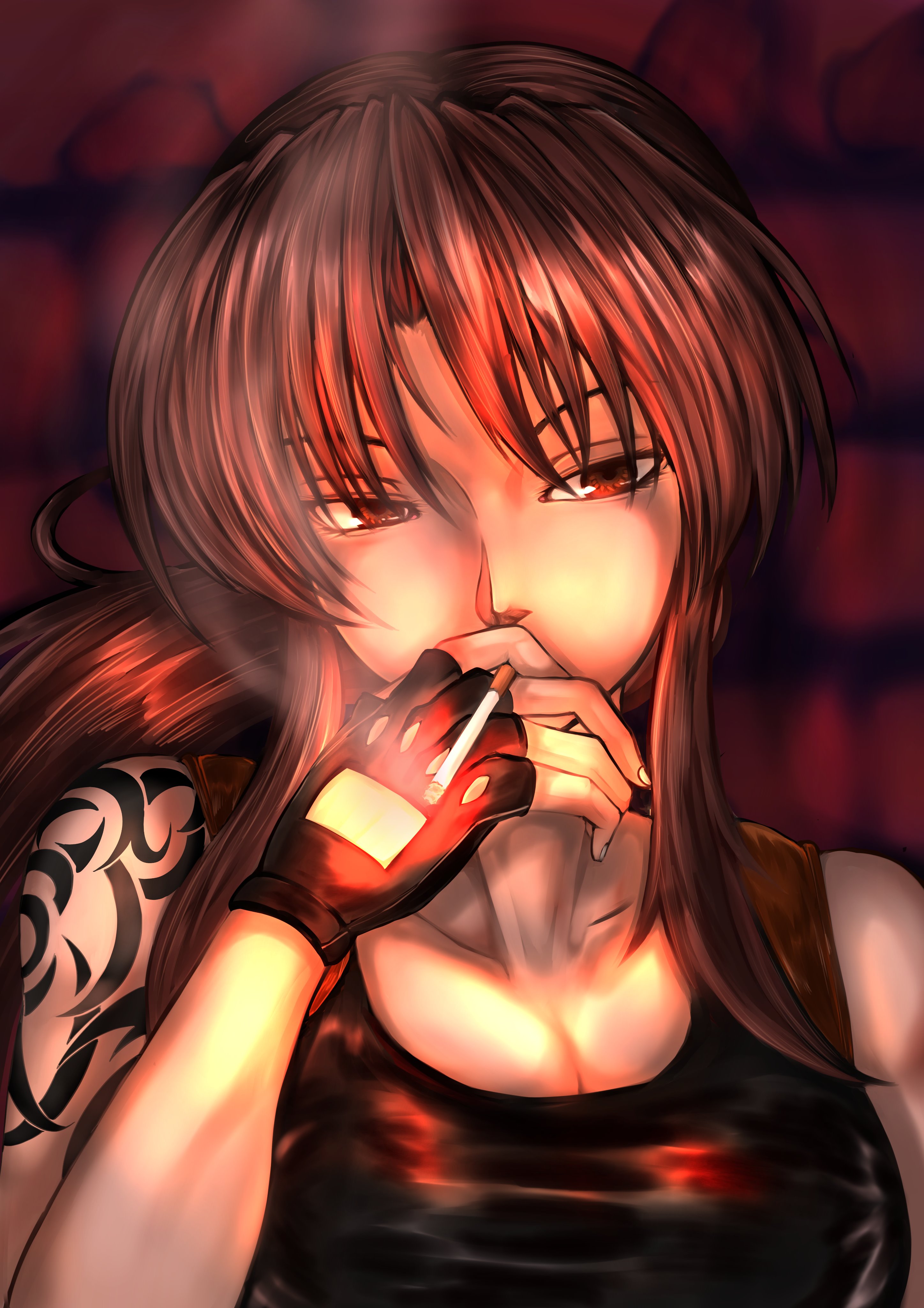 Twitter 上的 帰宅民 依頼受付中 Black Lagoon レヴィ イラスト ブラックラグーン T Co Ltha3tewov Twitter