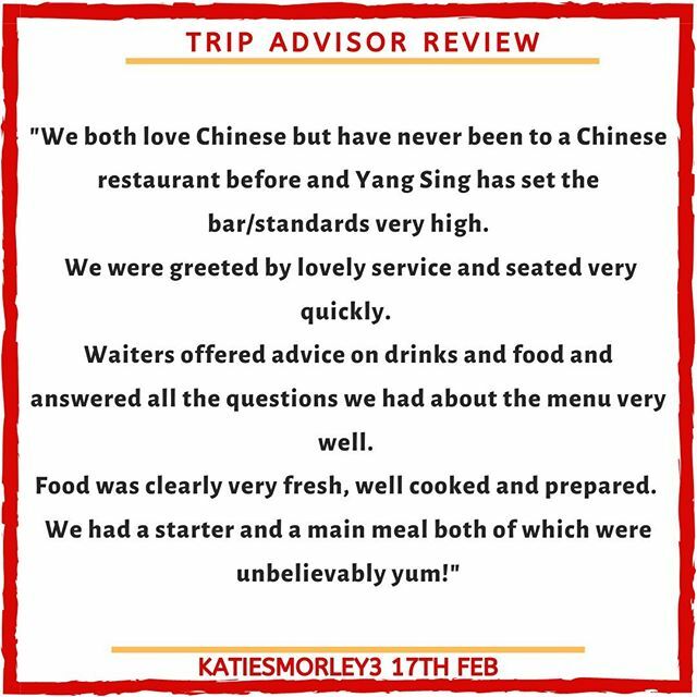 yangsingcathay's tweet photo. That's what we like to hear! ⁣🤩
⁣
After a long day of shopping our customers enjoyed our freshly cooked well prepared food⁣👏

#yangsingcathay #review #chinese #excellentstaff⁣ #reviews  #reviews #restaurantreview #traffordcentre #manchester #than… https://t.co/nrRhJxvWas https://t.co/Tg1oKH46iA