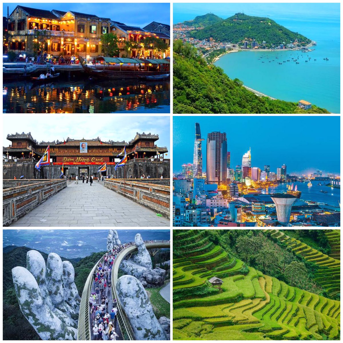 AjTravel2's tweet photo. Vietnam 🇻🇳 

One of the Southern most beautiful countries attracting tourists to its lush mountains, bustling cities and beautiful beaches.

#AJT #AJTravel #Travel #Trip #Holiday #Flights #CarRental #Accommodation #Hotels #Resorts #Bookings #vietnamtravel https://t.co/Zwz07l72er
