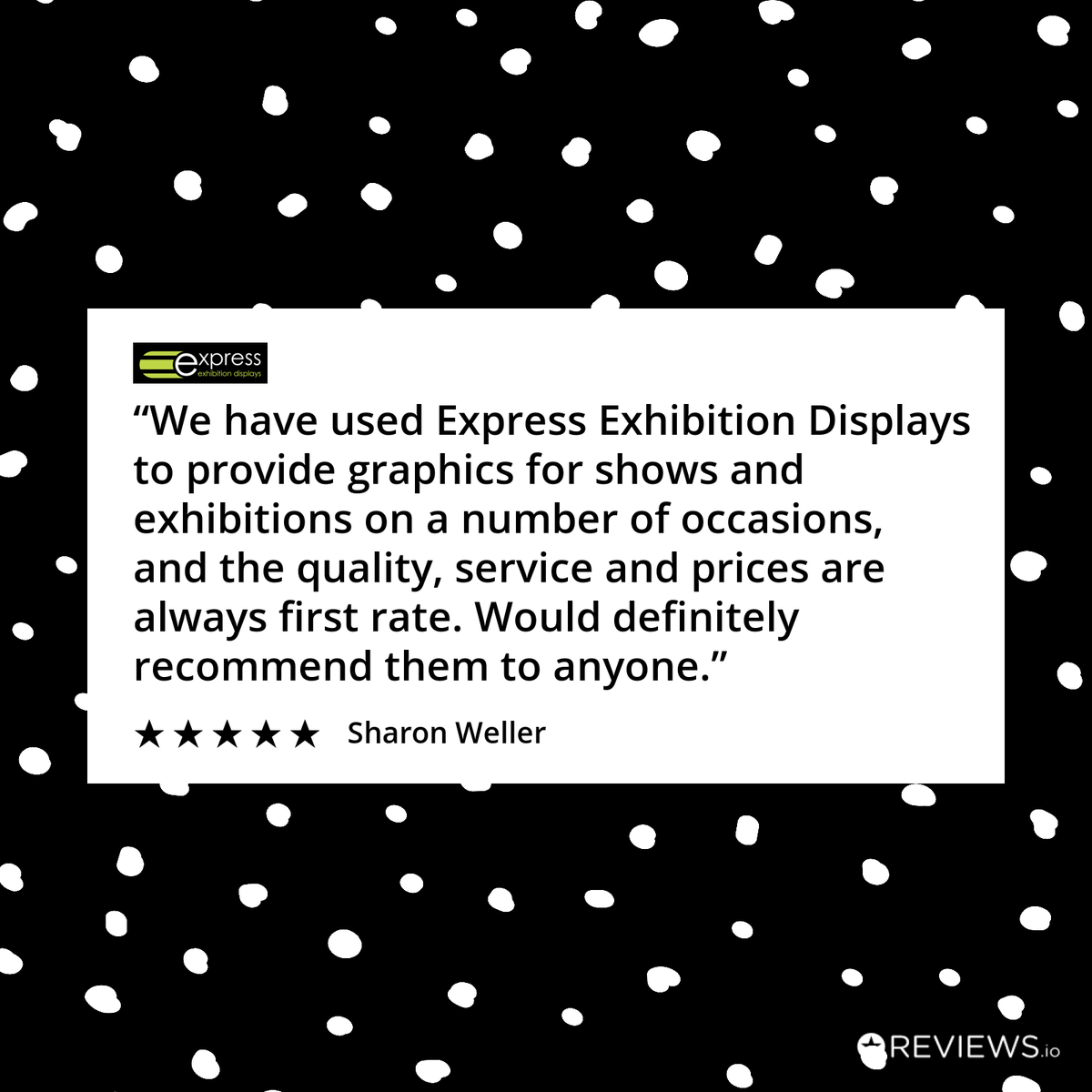 EEDisplays's tweet photo. Thank you Sharon for your 5 ⭐ review.

@MillpledgeVet

#happycustomer #review #customerservice https://t.co/v3vplEAzL1