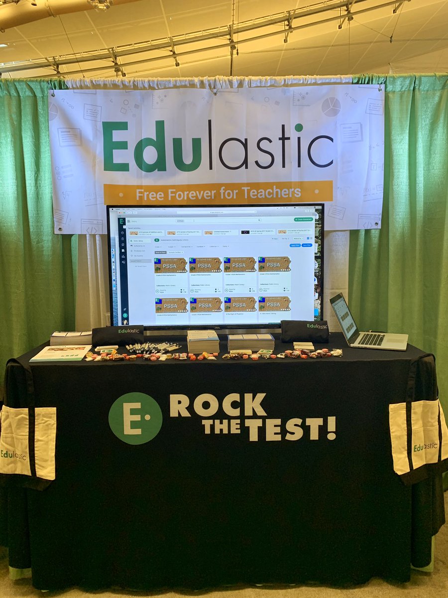 melissalynn_csm's tweet photo. Come see us! @Edulastic Booth 404! @peteandc #edtech https://t.co/VzcTrd85uj