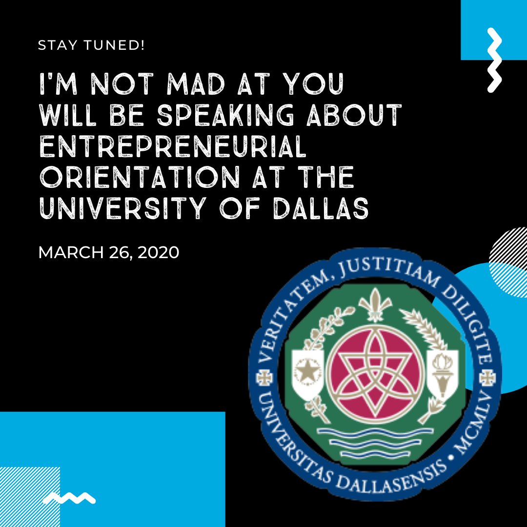 We are excited to announce that we have been selected to speak to the students at The University of Dallas!
.
#universityofdallas #businesscoach #lifecoach #entrepreneurial #lifecoaching #consultinglife #consulting #mentorship #businessconsulting #dallastx #dallasbusiness